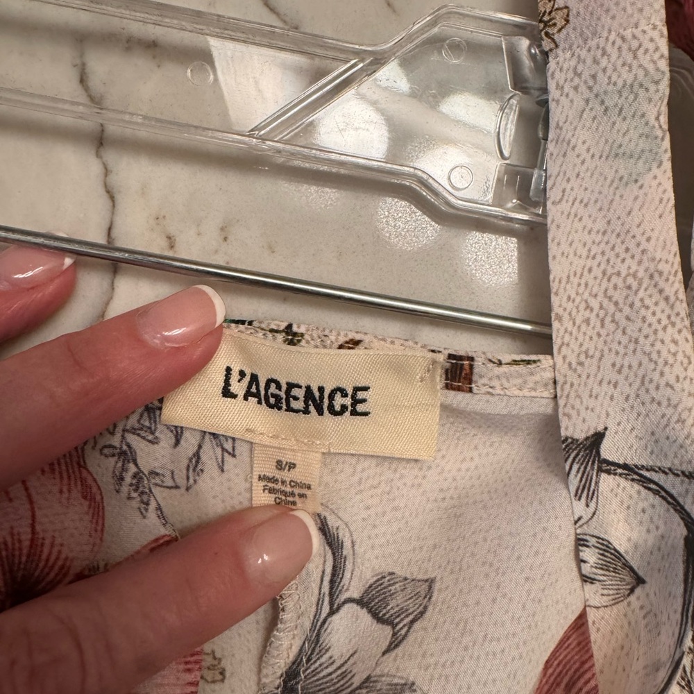 L'Agence Geneva Jungle Floral Cover-Up Dress. - Picture 5 of 6